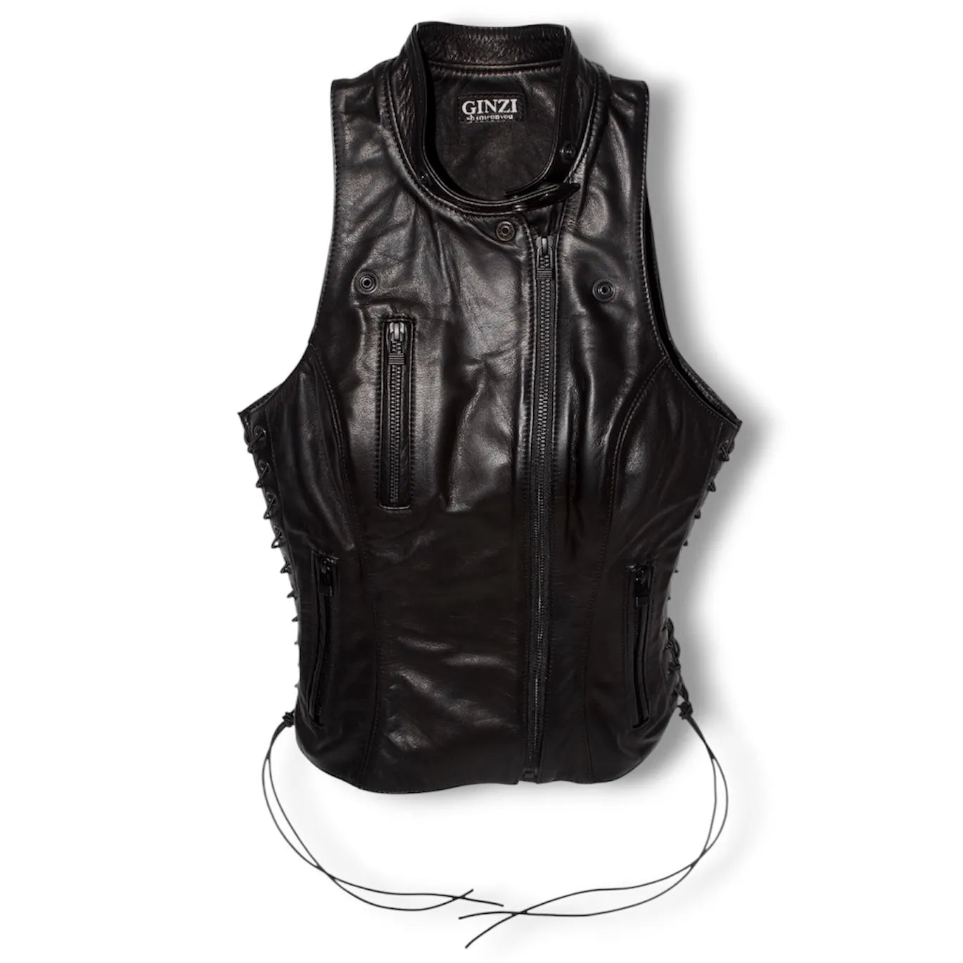 Lace-Up Rider Vest
