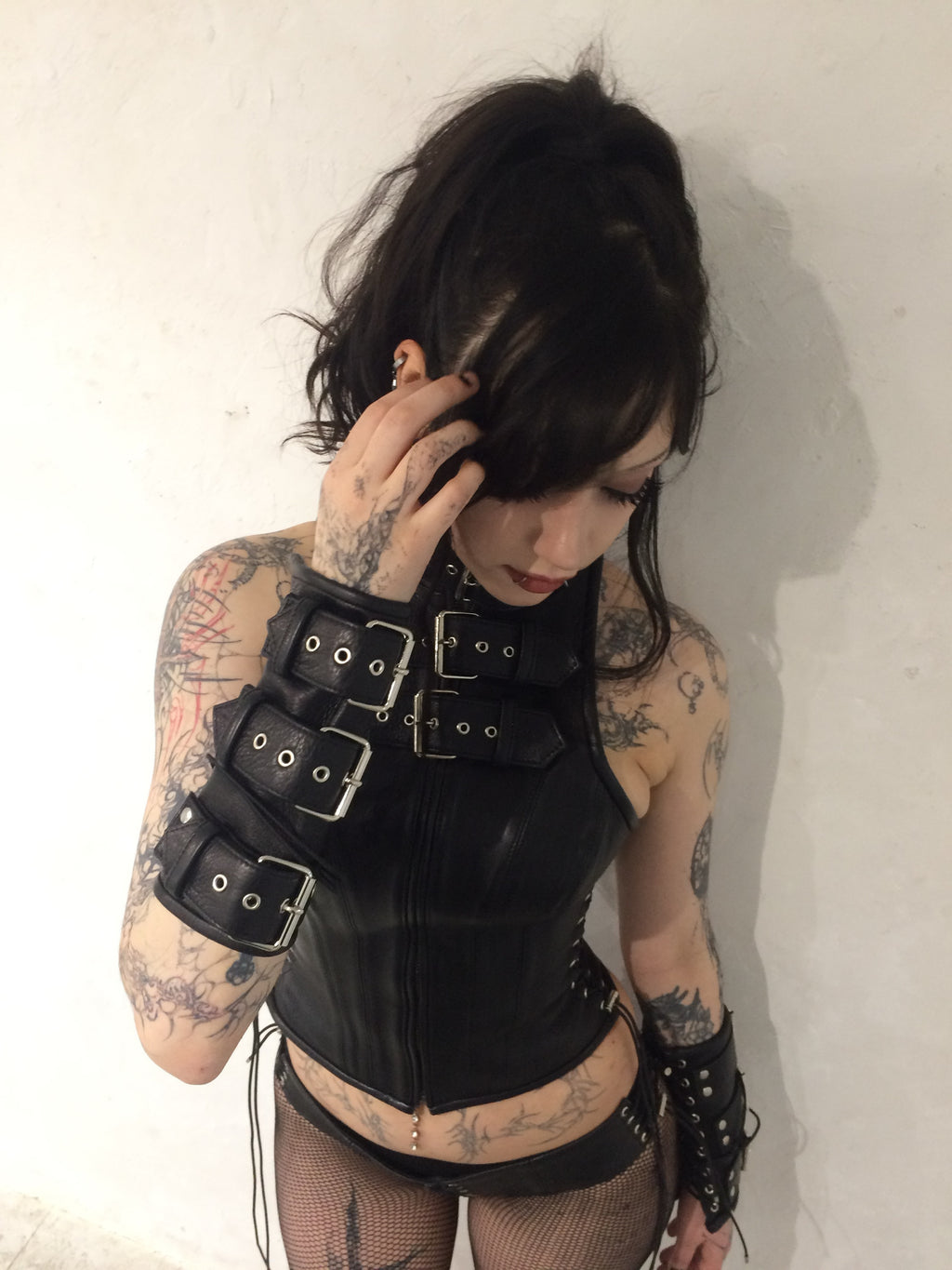 Lace-Up Buckle Vest